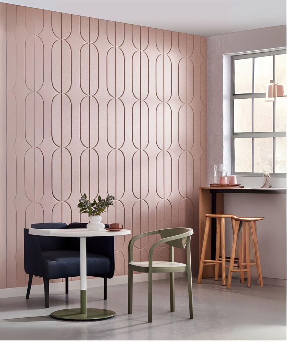 Pared de acento en ambiente